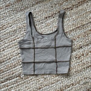 Women's Tan Crop Top
